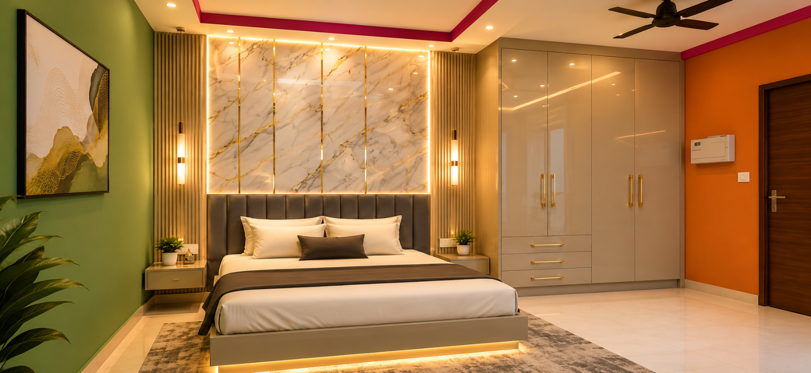 Aluminium wardrobe