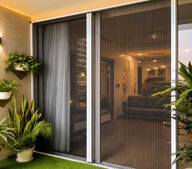 Pleated Mosquito Mesh