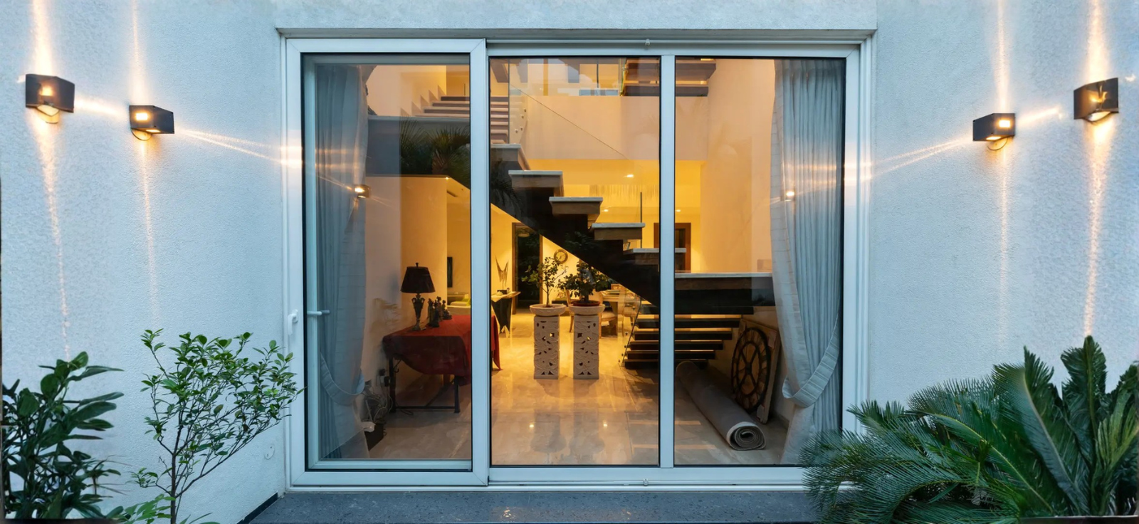 Aluminium section door & windows work