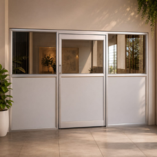 Aluminium section door & windows work