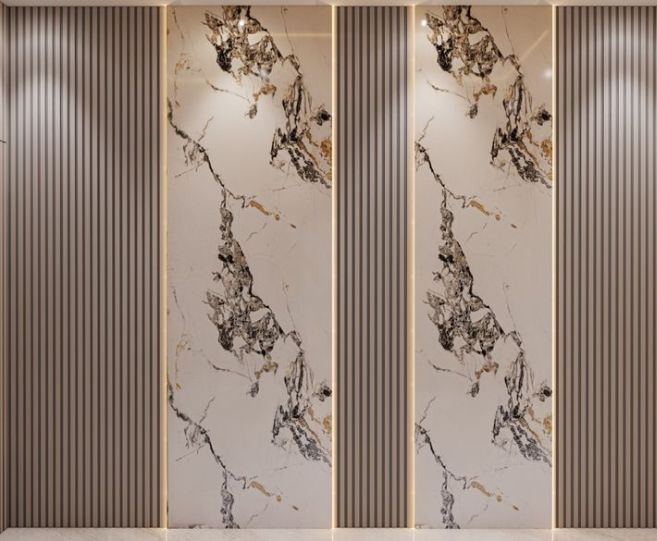 UV Marble, Louvers & PVC Panels