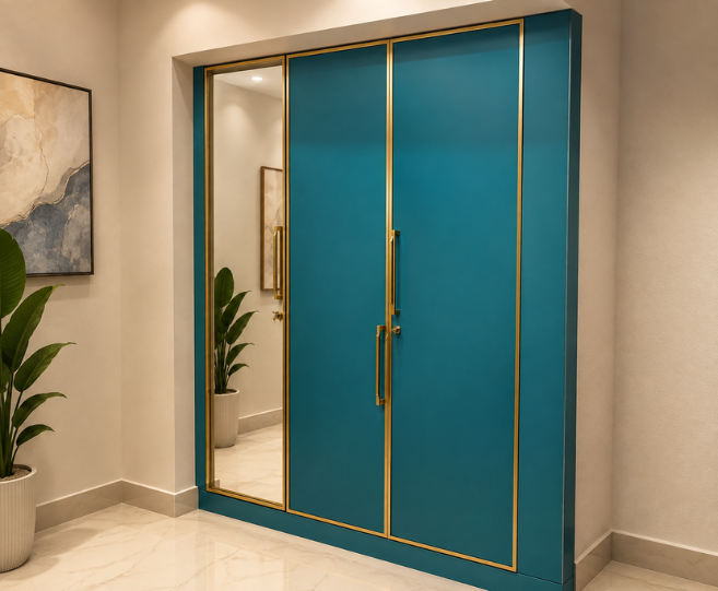 Aluminium wardrobe